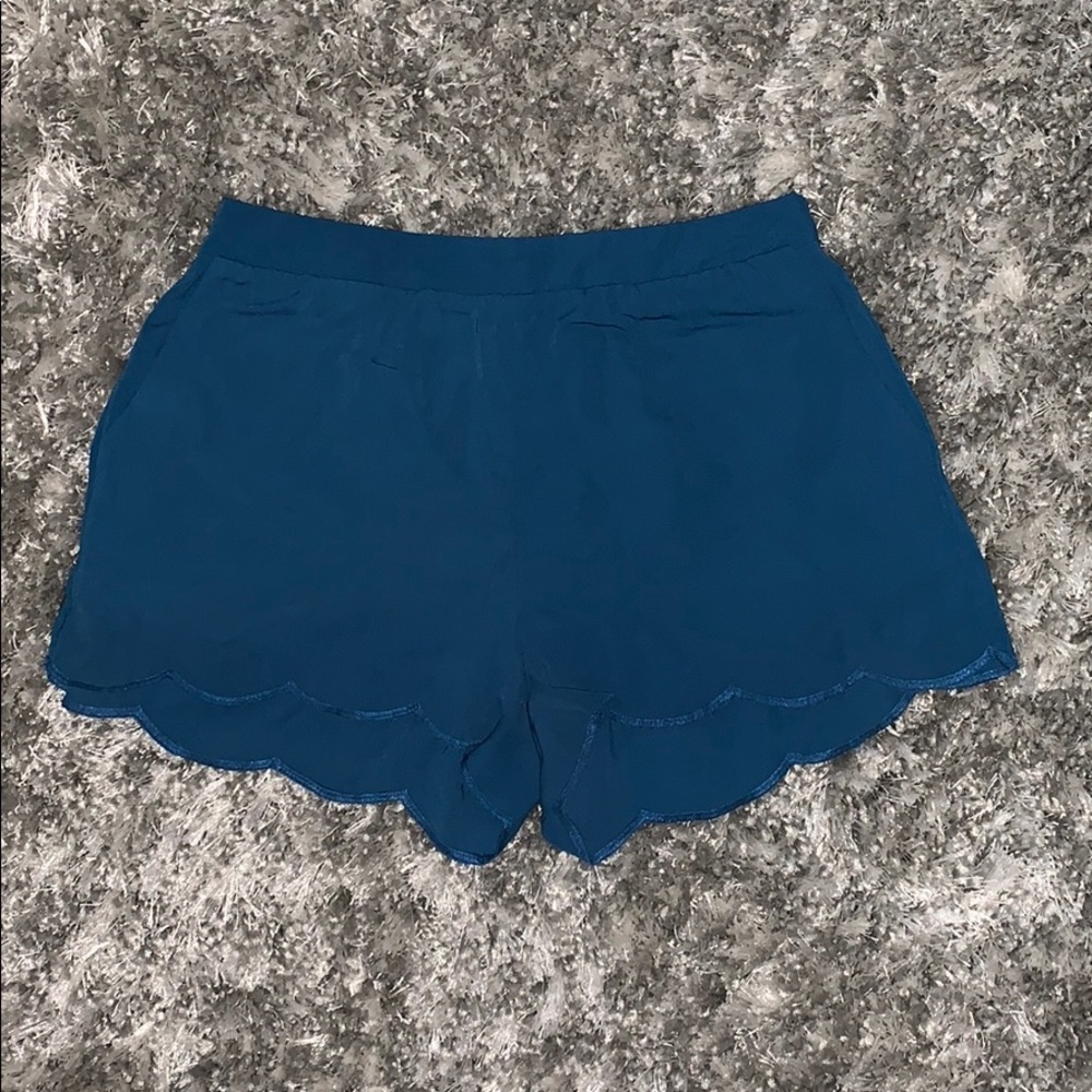 Blue shorts